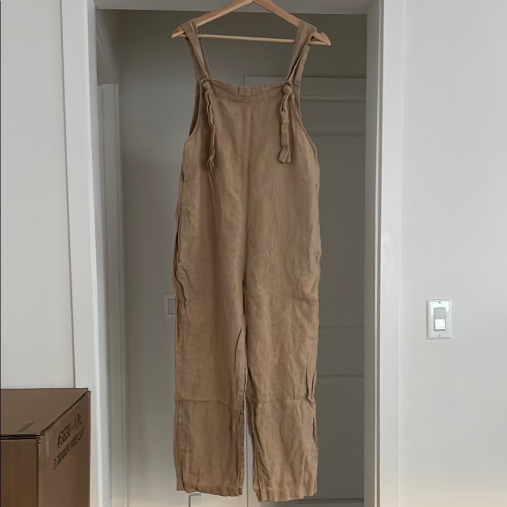 Women's Beige Jumpsuit